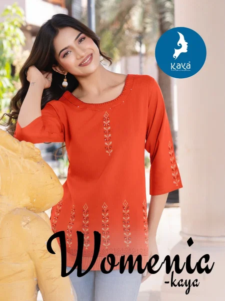 Womenia By Kaya Rayon Western Ladies Top Wholesale Clothing Distributors In India
